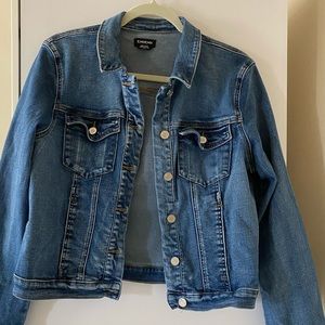 ✰ Bebe sparkly jean jacket ✰